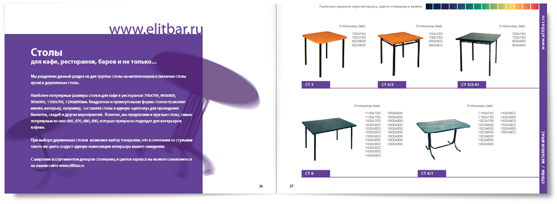Каталог - столы